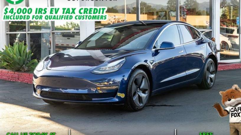 TESLA MODEL 3 2018 5YJ3E1EA6JF017037 image